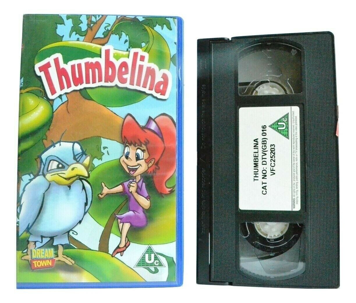 Thumbelina: Based On H.C.Andersen Children's Classic - Animated Adventures - VHS-