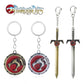 Thundercats Sword Keychain - Metal Cartoon Pendant - Retro Fandom Jewelry Gift-