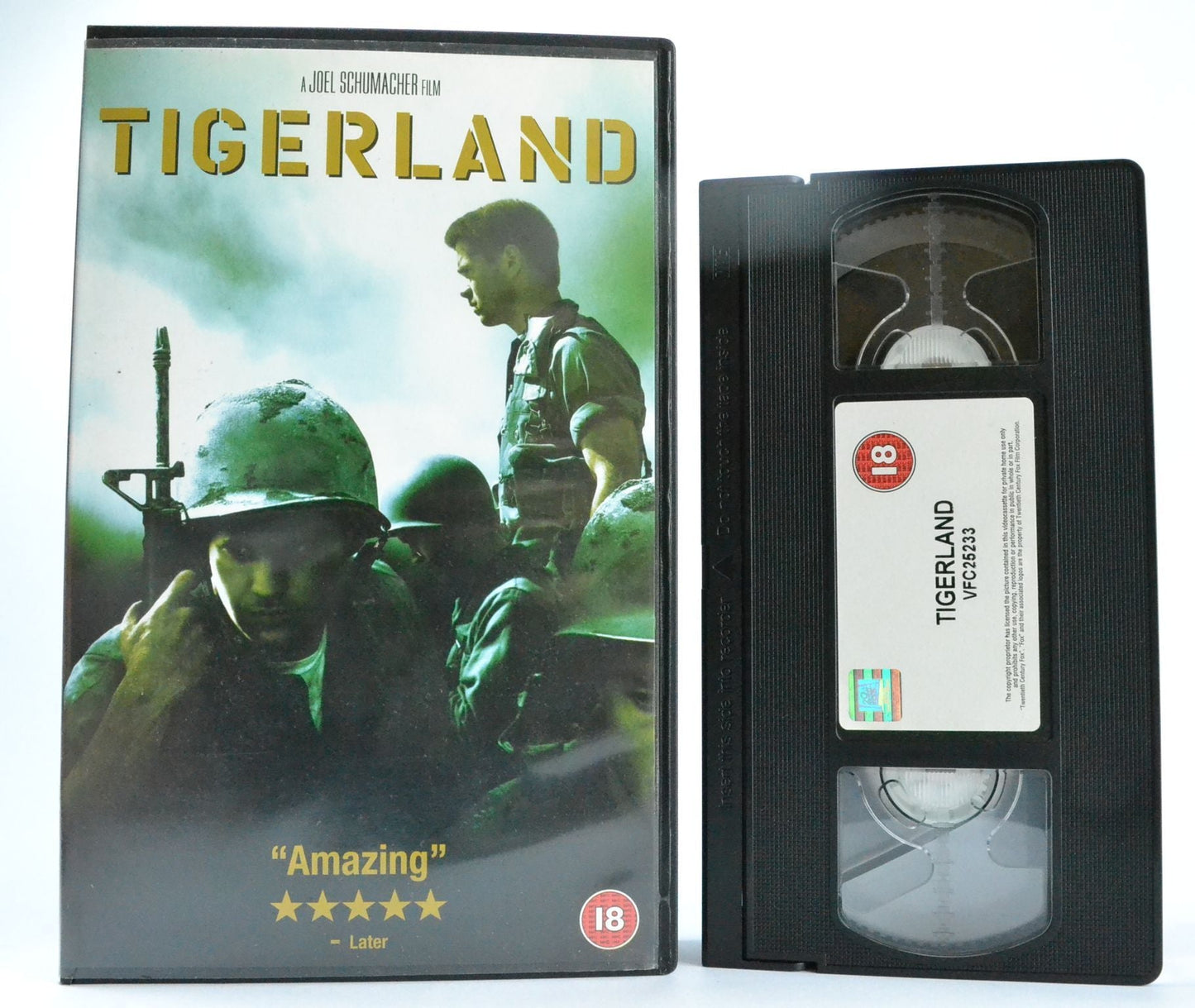 Tigerland: [Joel Schumacher] Colin Farrell - Large Box - Vietnam Action - VHS-