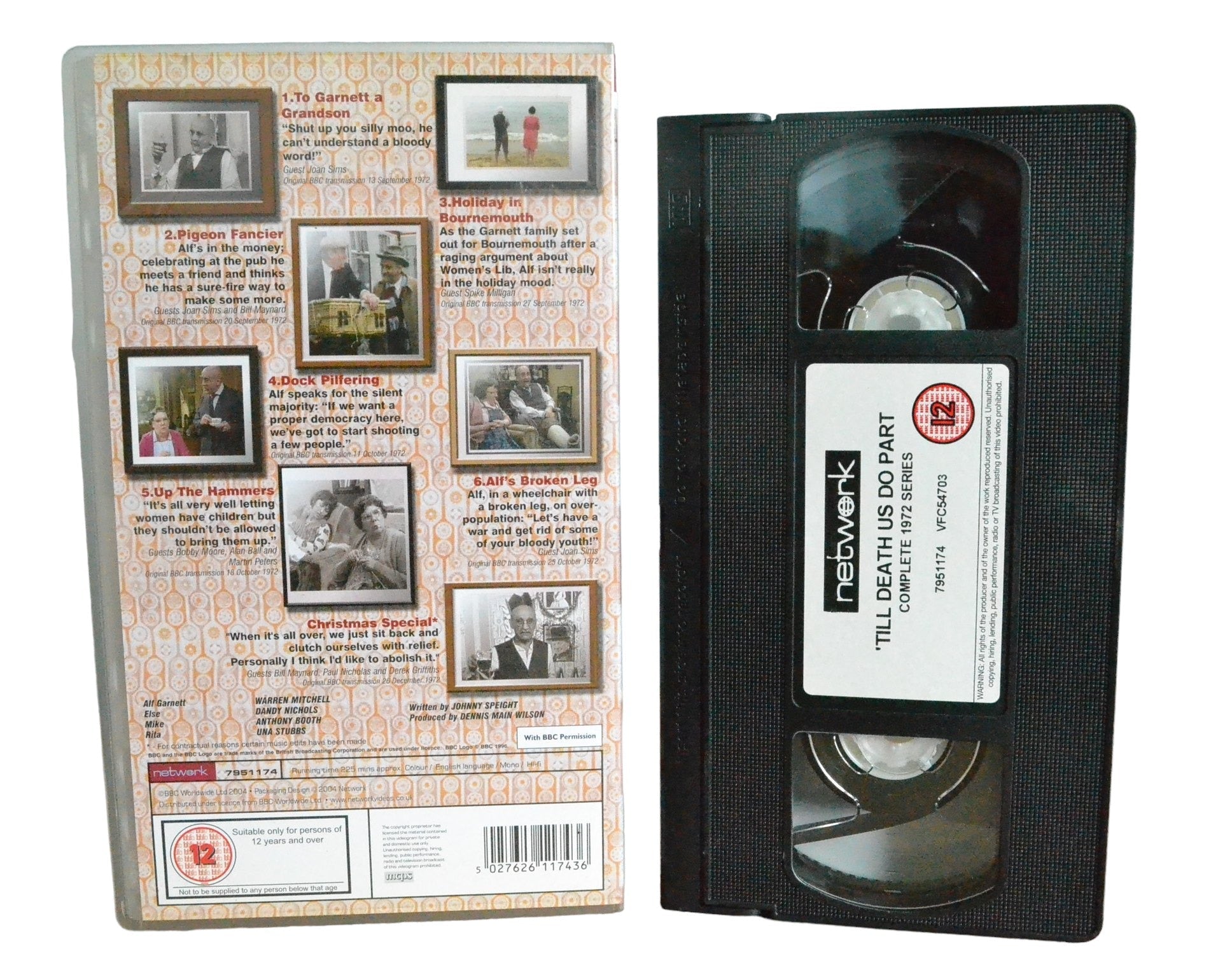 Till Death Us Do Part (Complete 1972 Series) - Warren Mitchell - Network Video - 7951174 - Comedy - Pal - VHS-