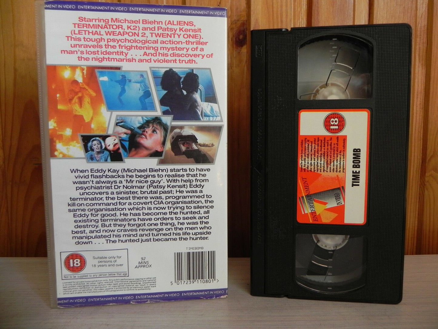 Timebomb - Patsy Kensit - 1991 - Action Drama - Sci-Fi - Vintage Video - Pal VHS-