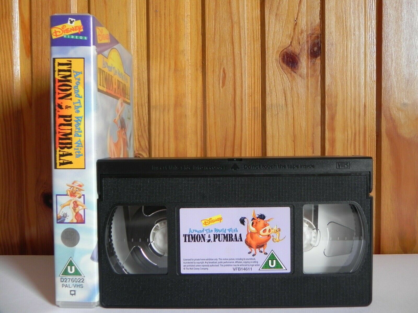 Timon & Pumbaa - Around The World - Disney - Geography Animation - Kids - VHS-