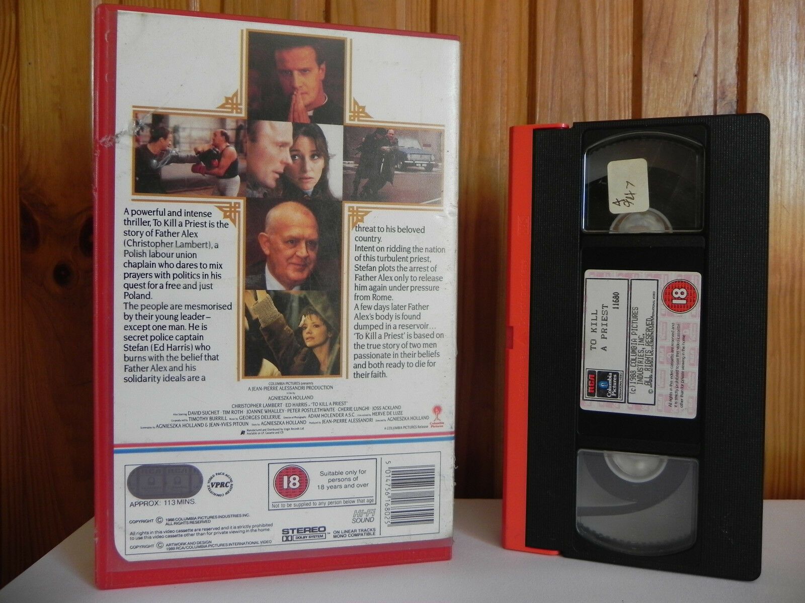 To Kill A Priest - Columbia - Drama - Christopher Lambert - Large Box - Pal VHS-