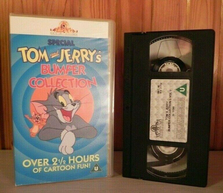 Tom And Jerry: Bumper Collection - Animated Adventures - Children's - Pal VHS-