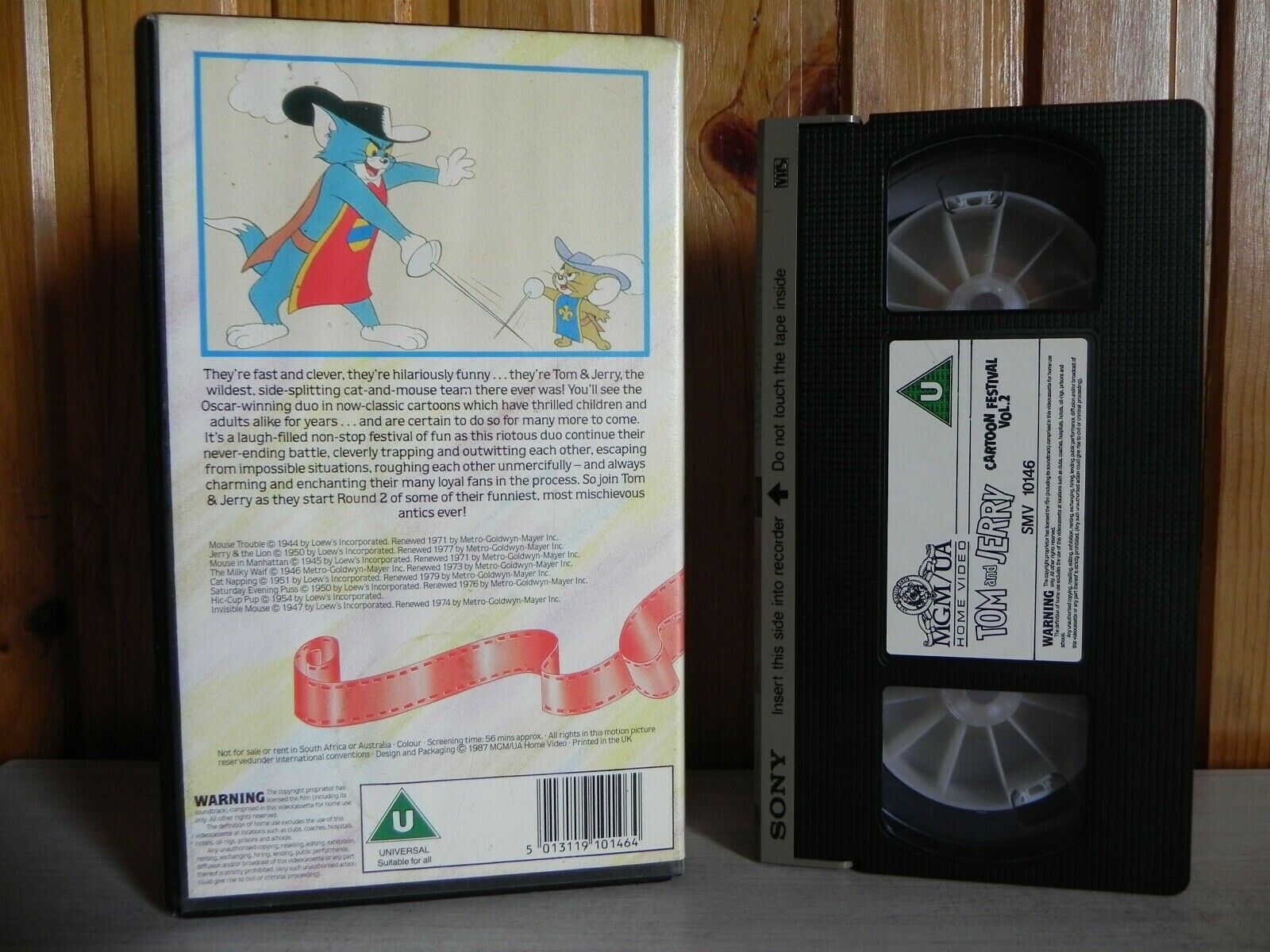 Tom And Jerry - Cartoon Festival Vol.2 - MGM- Animated (1987) - Children's - VHS-