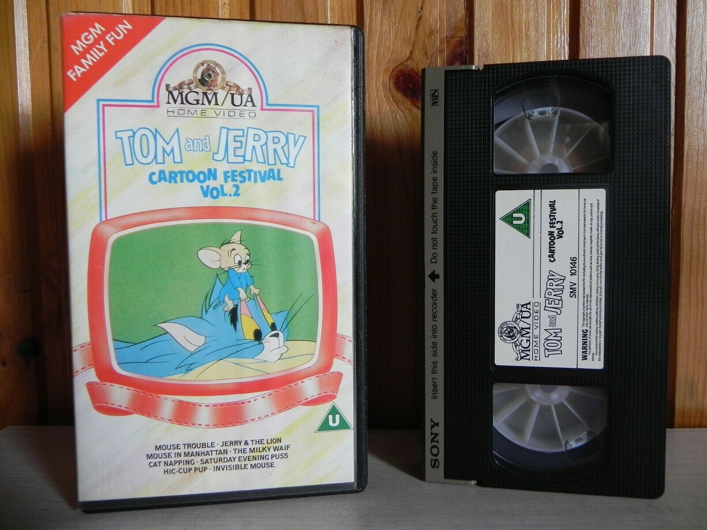 Tom And Jerry - Cartoon Festival Vol.2 - MGM- Animated (1987) - Children's - VHS-