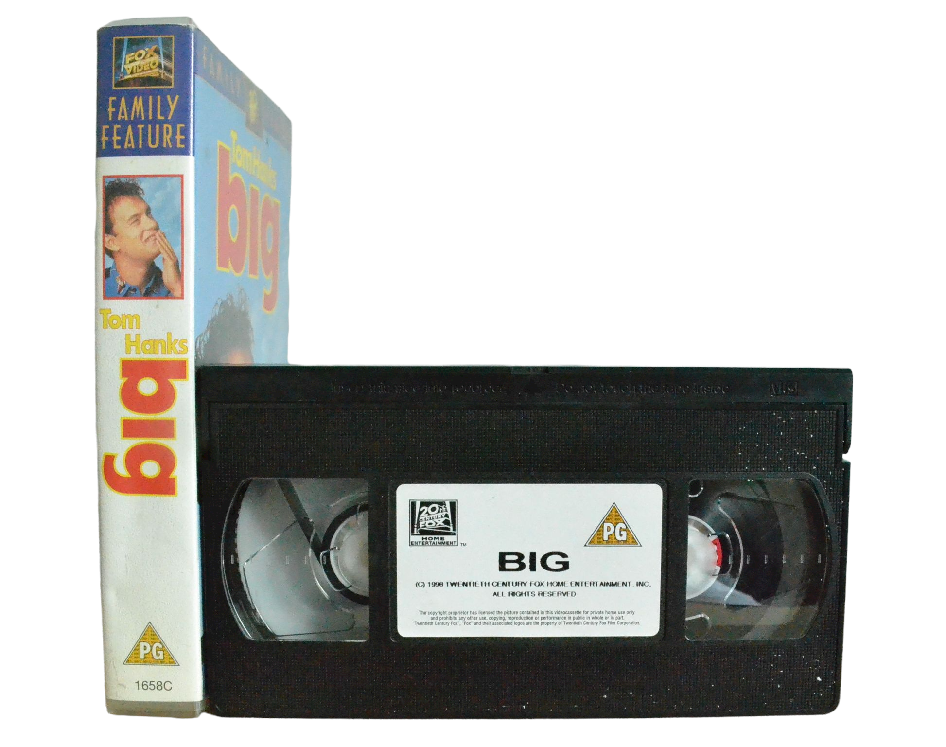 Tom Hanks Big - Tom Hanks - 20th Century Fox Home Entertainment - Vintage - Pal VHS-