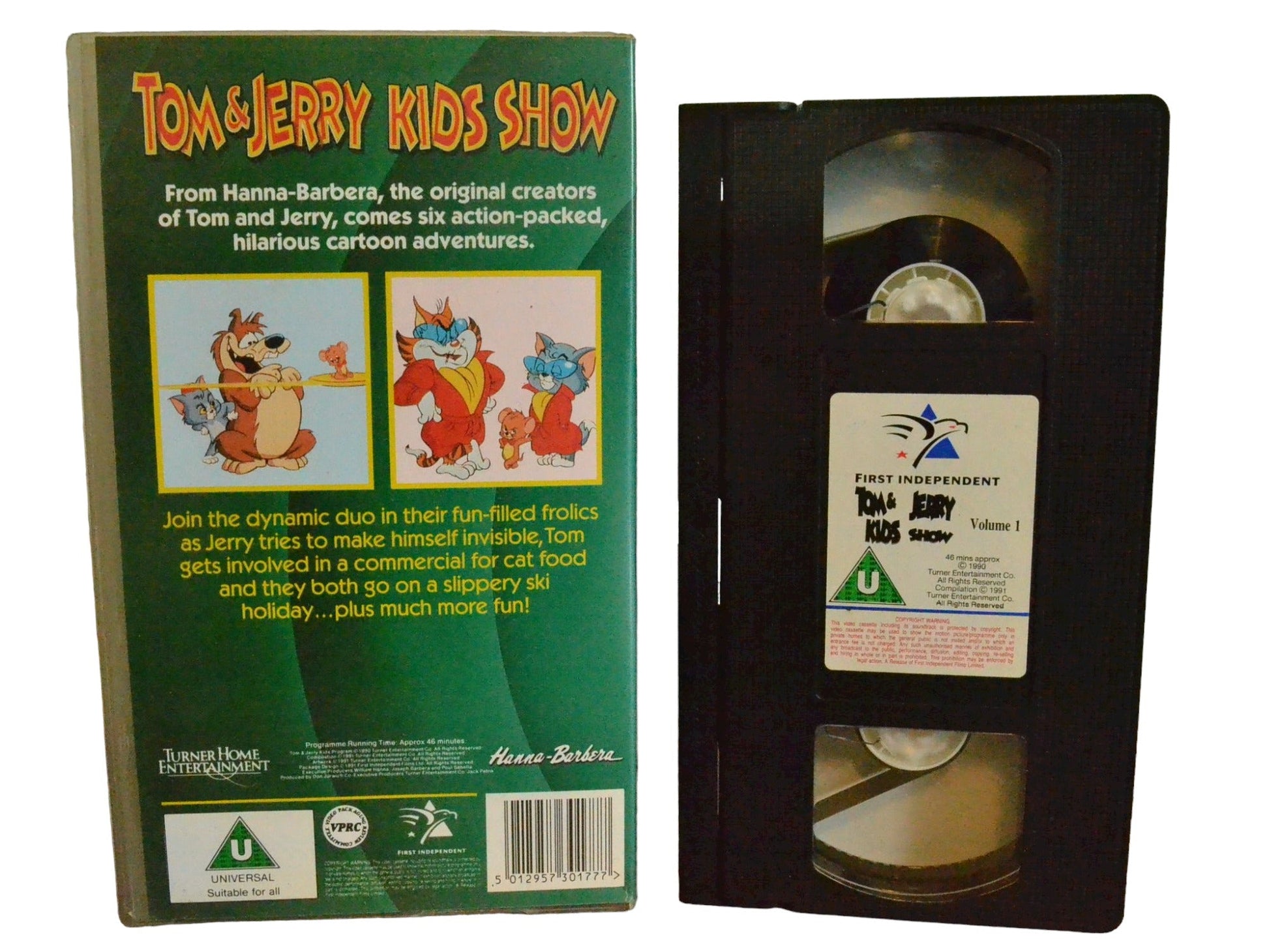 Tom and Jerry Kids Show - Batmouse - Frank Welker - First Independent - Childrens - PAL - VHS-