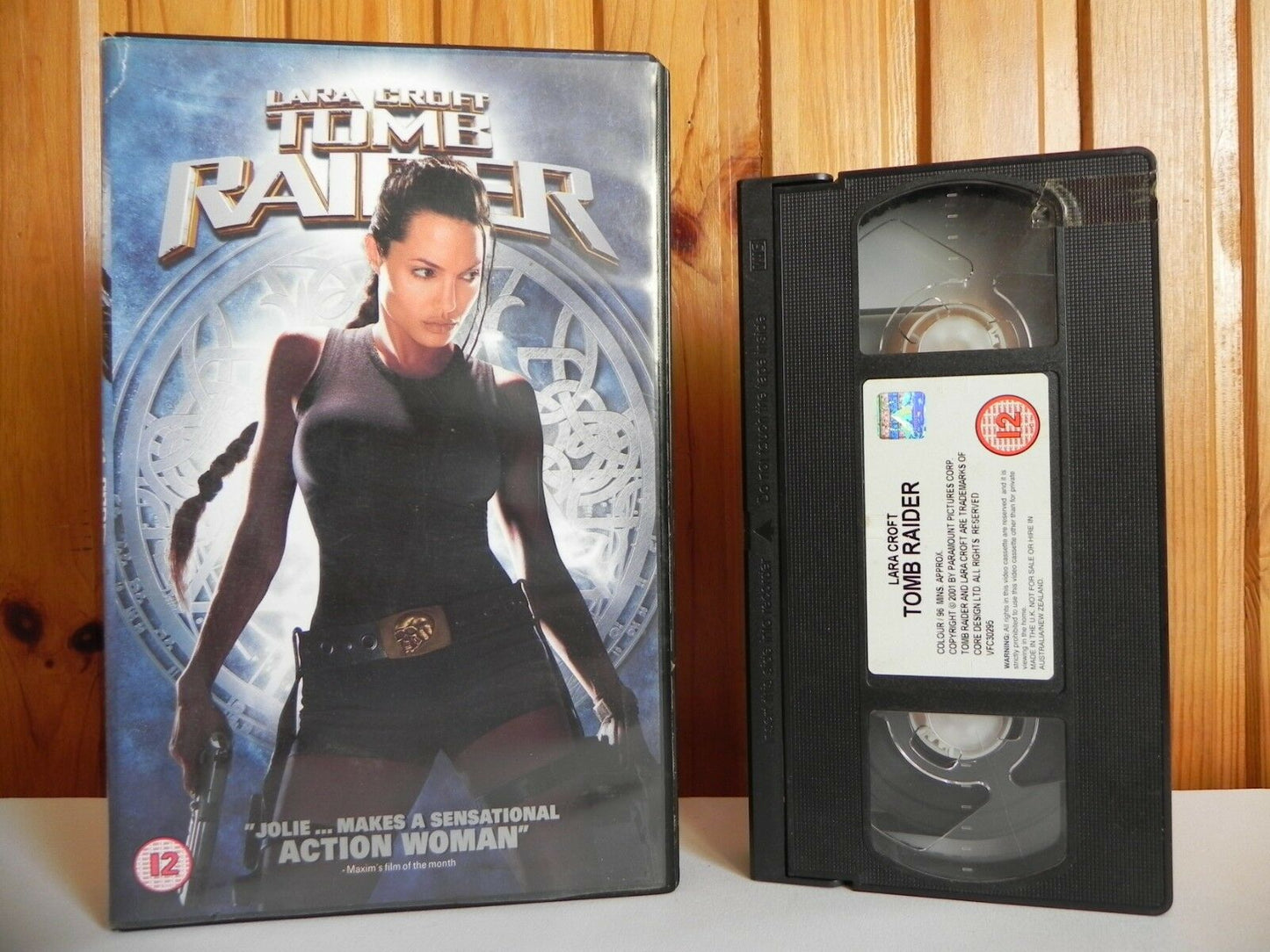 Tomb Raider - Large Box - Paramount - Action - Angelina Jolie - Pal VHS-