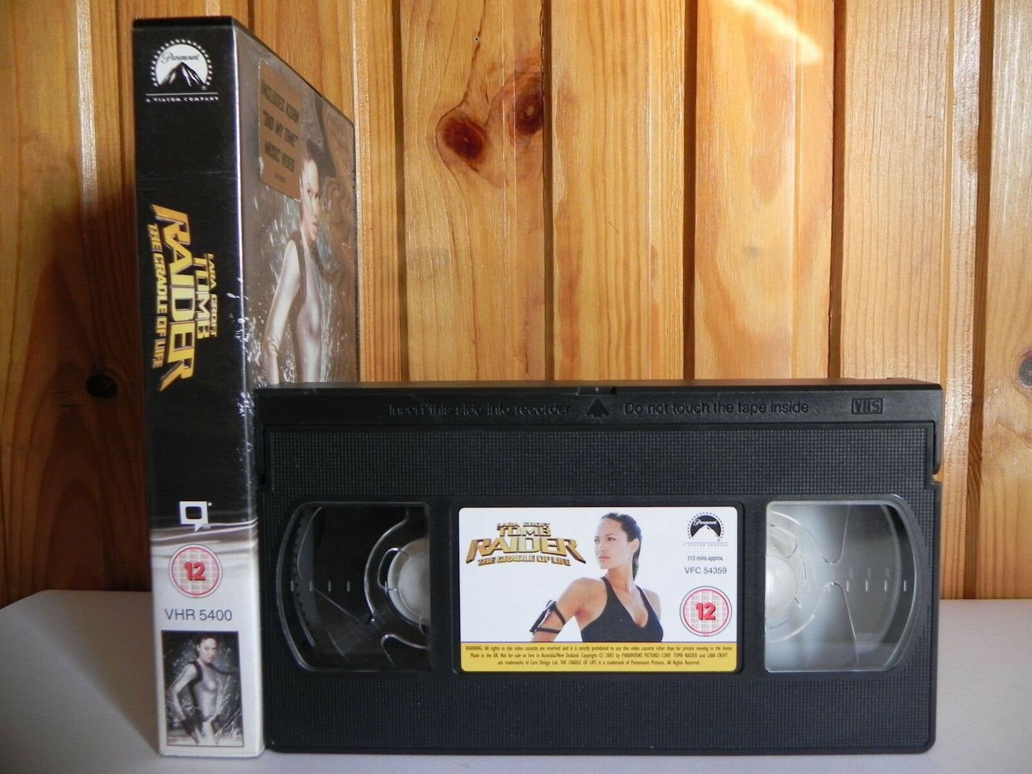 Tomb Raider: The Cradle Of Life - Paramount - Action - Angelina Jolie - Pal VHS-