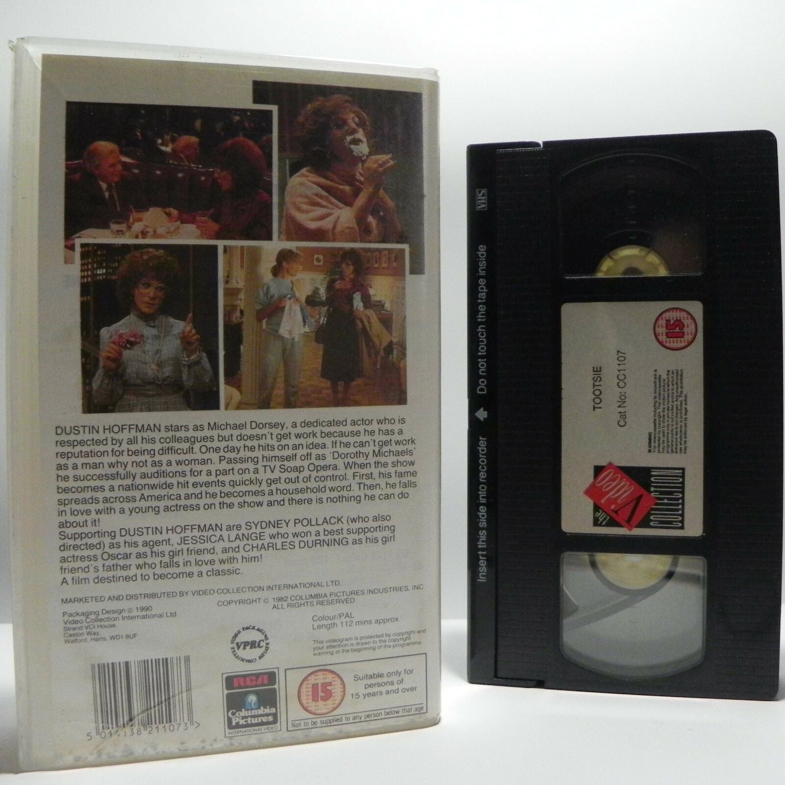 Tootsie: (1982) American Comedy - Hoffman/Lange [Bill Murray] - Pollack Pal VHS-