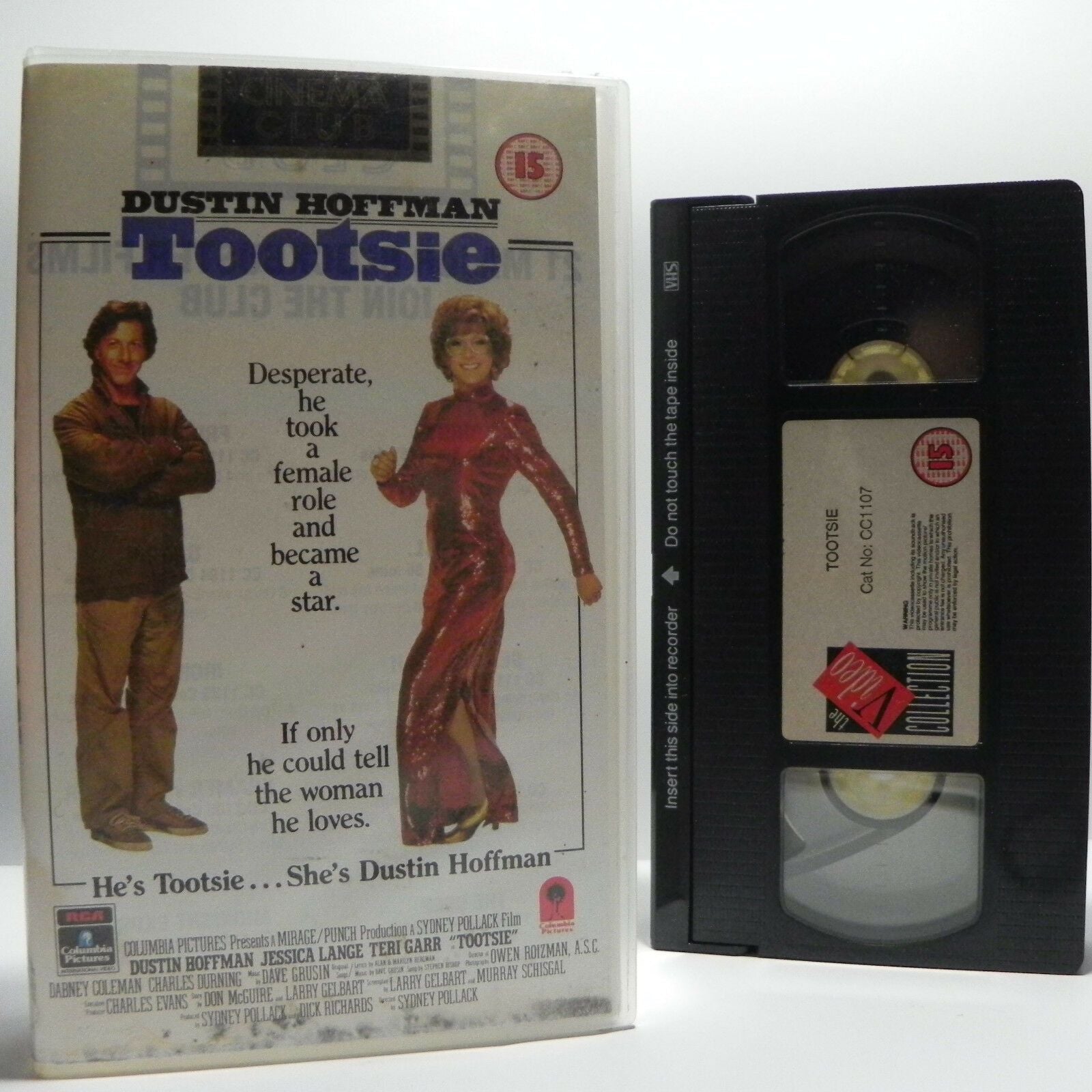 Tootsie: (1982) American Comedy - Hoffman/Lange [Bill Murray] - Pollack Pal VHS-