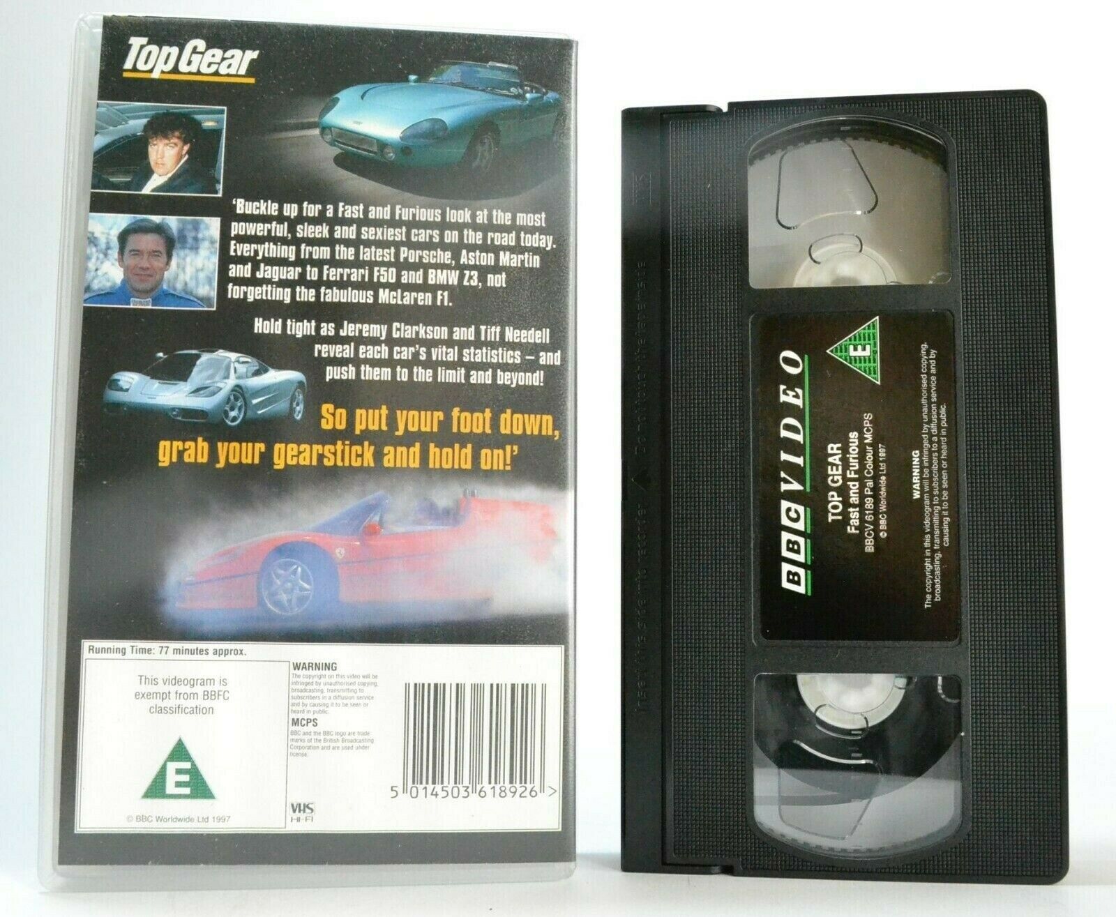 Top Gear: Fast & Furious [BBC] - Cars - Jeremy Clarkson/Tiff Needell - Pal VHS-