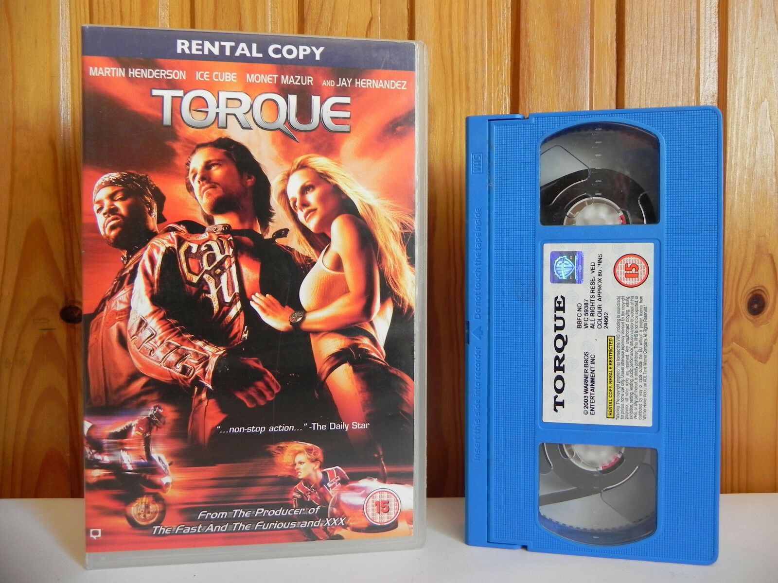 Torque - Warner - Action - Ice Cube - Monet Mazur - Large Box - Pal VHS-