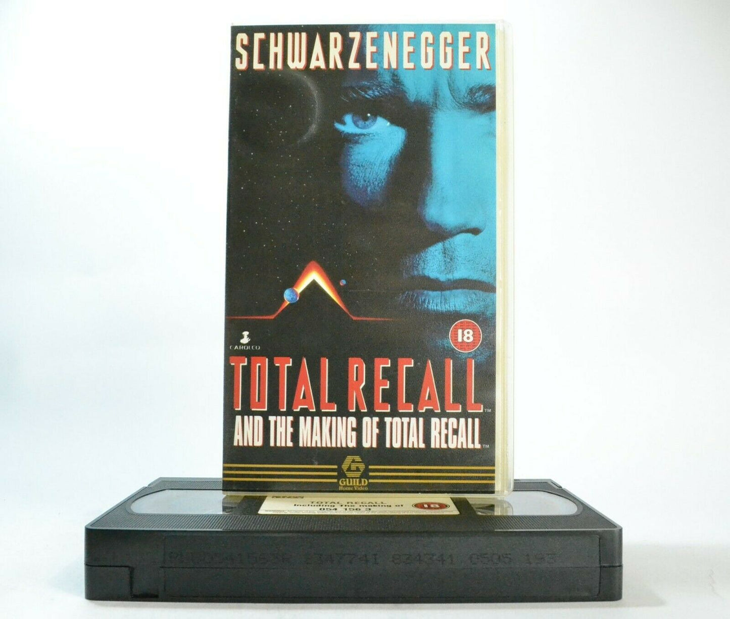 Total Recall (And The Making Of): Dystopian Sci-Fi - A.Schwarzenegger - Pal VHS-