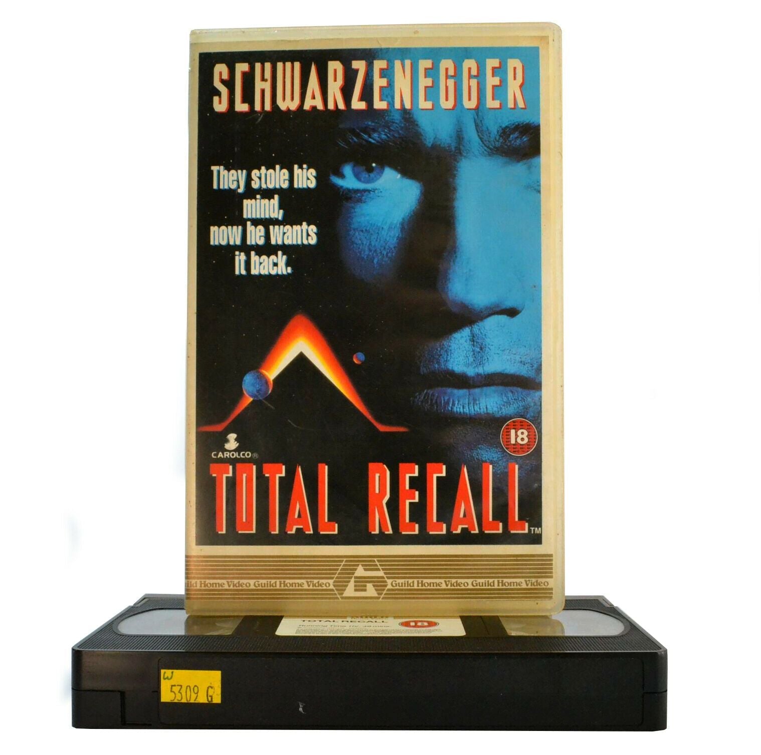 Total Recall: Based On P.K.Dick Short Story - Sci-Fi (1990) - Large Box - VHS-