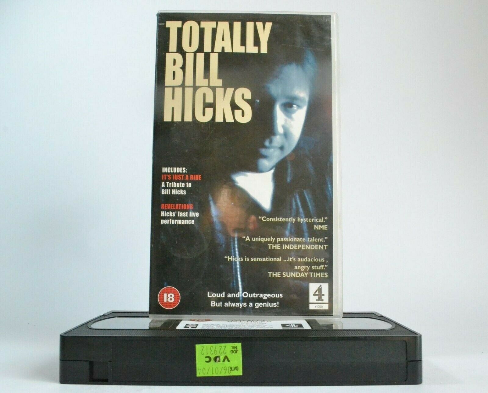 Totally Bill Hicks -'Revelations'- Stand-Up - Dominion Theatre/London - Pal VHS-