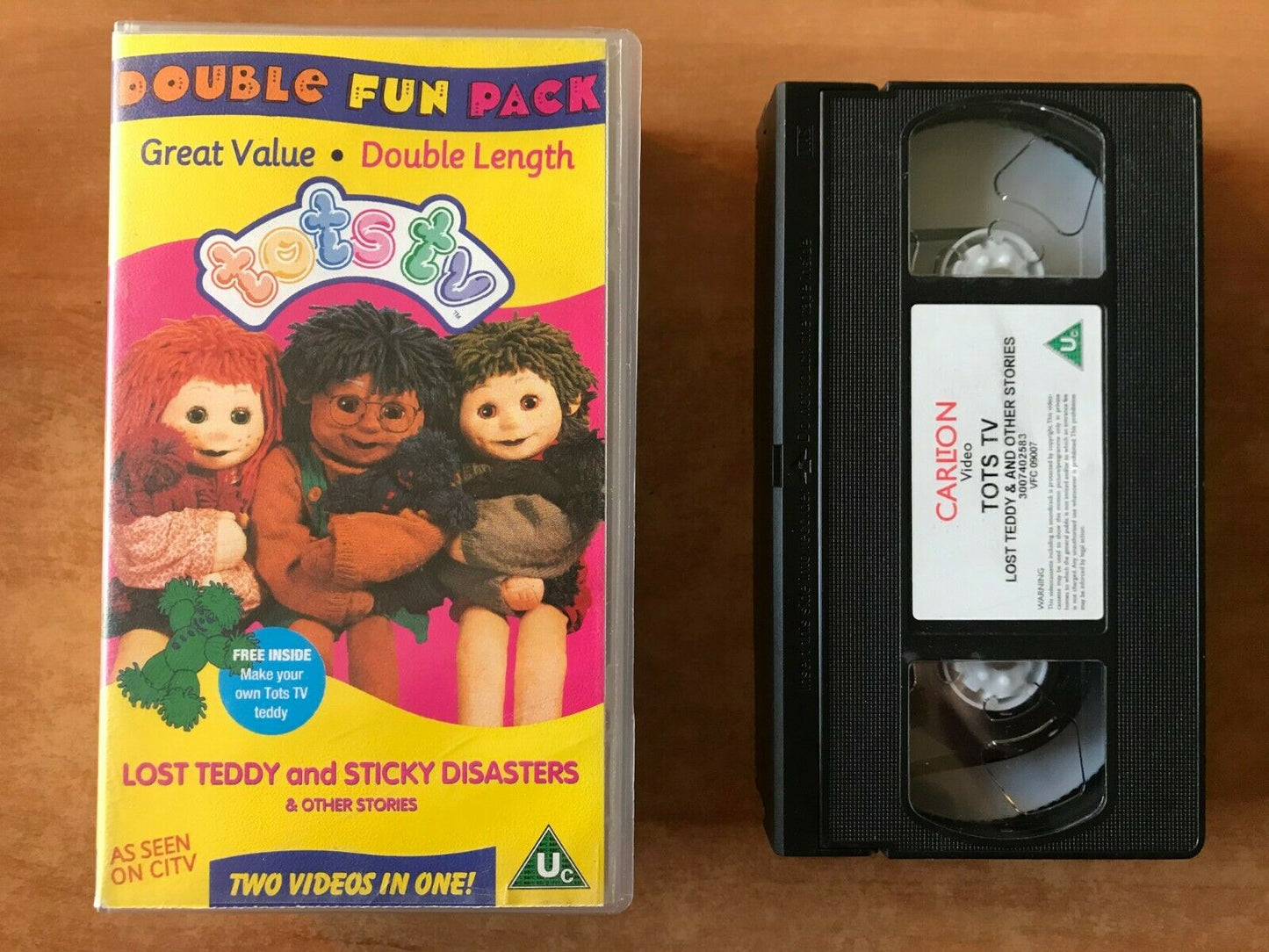 Tots TV; [Double Length]: Lost Teddy (Poster Included) Ragdolls - Kids - Pal VHS-