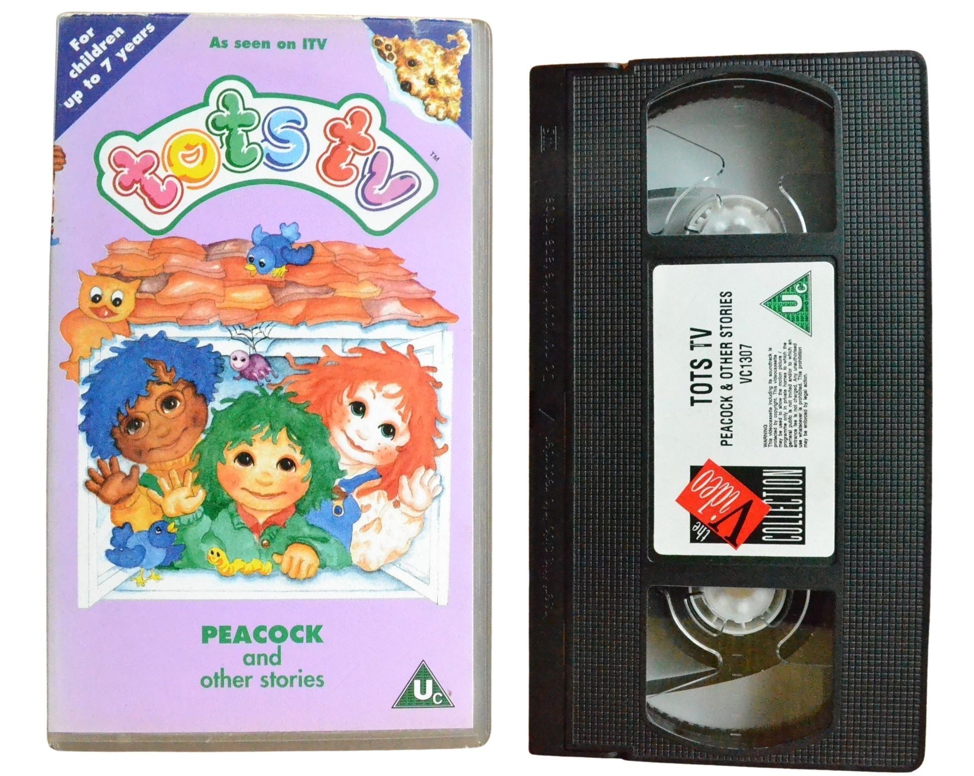 Tots TV: Peacock and Other Stories - Children’s - Pal VHS-