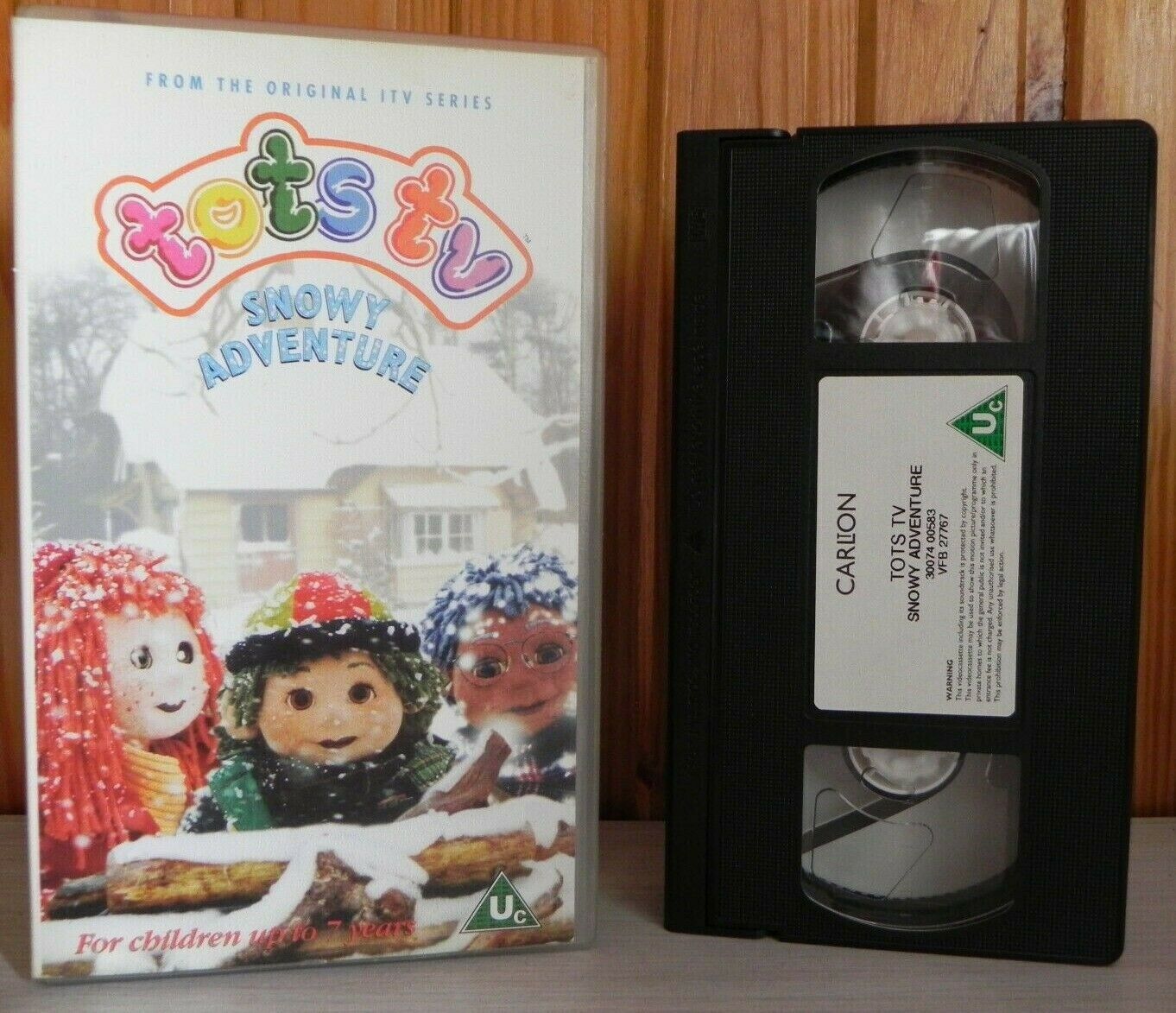 Tots TV: Snowy Adventure - Original ITV Series - Animated - Children's - VHS-