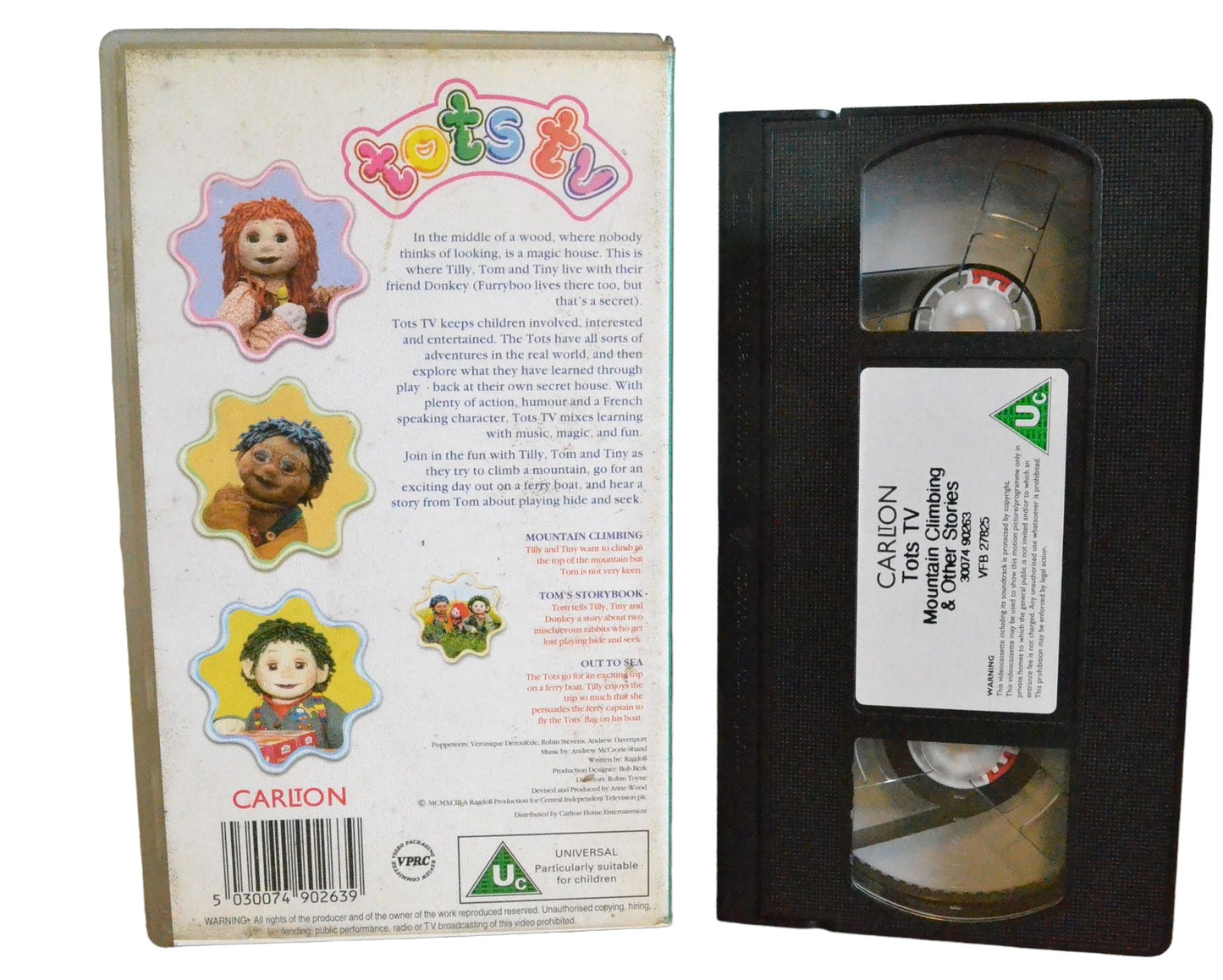 Tots Tv : Mountain Climbing & Other Stories - Carlton Home Entertainment - 3007490263 - Children - Pal - VHS-