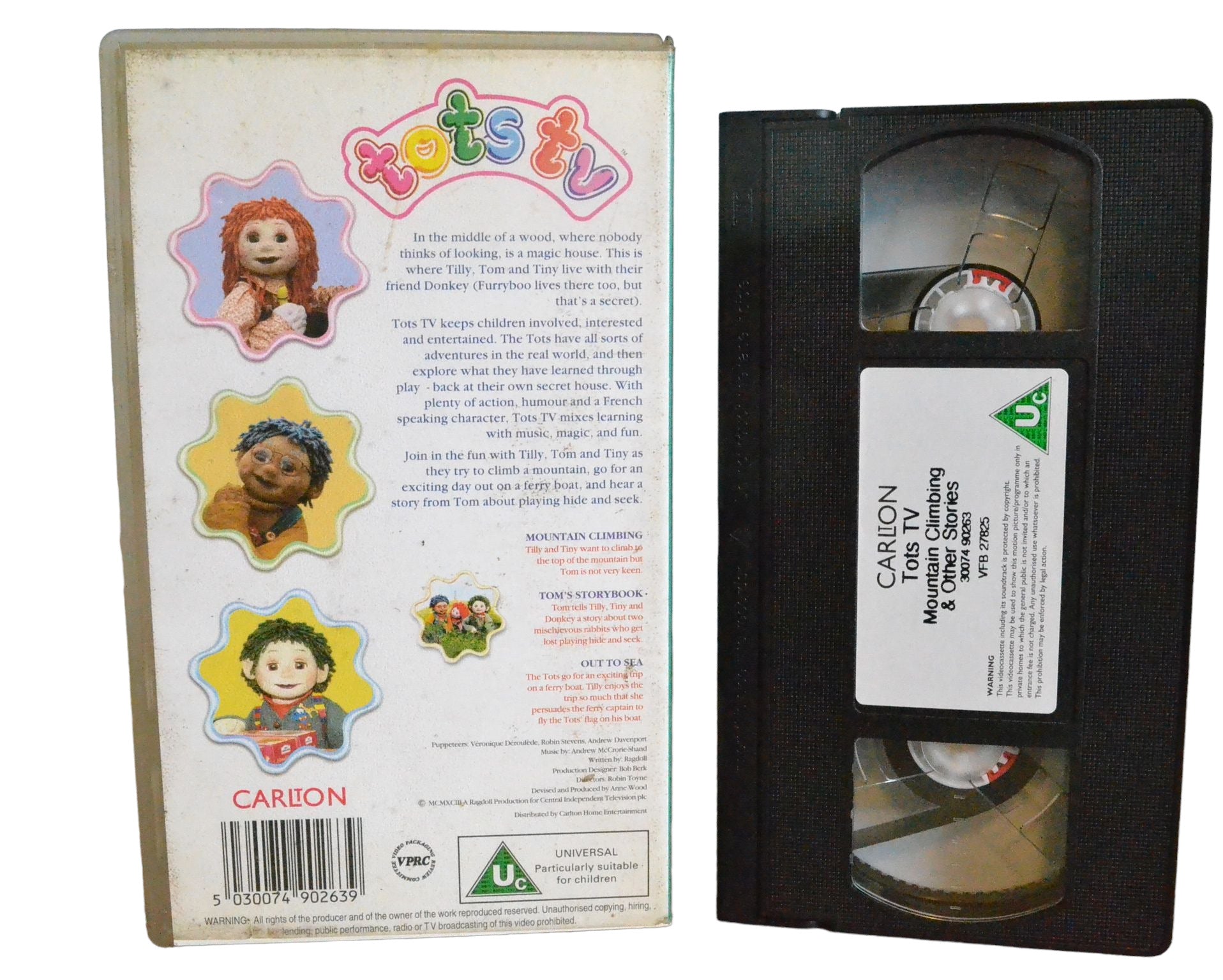 Tots Tv : Mountain Climbing & Other Stories - Carlton Home Entertainment - 3007490263 - Children - Pal - VHS-