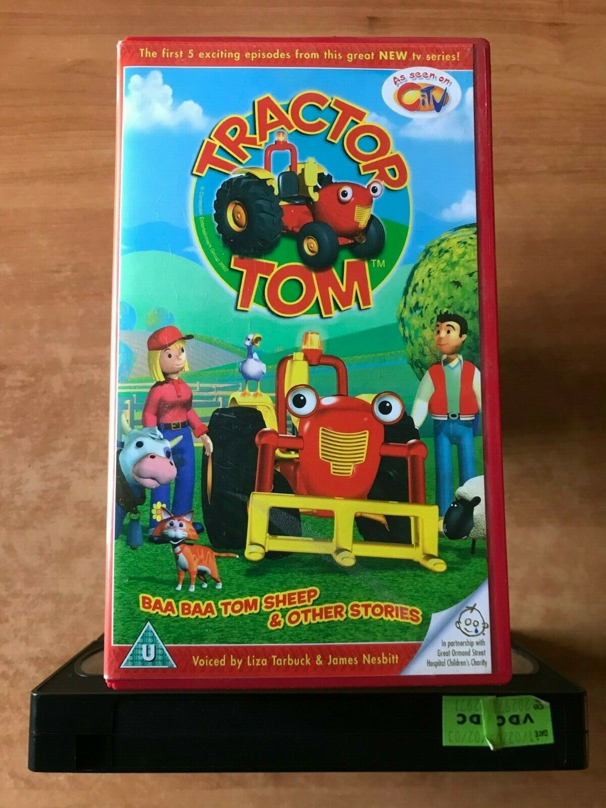 Tractor Tom: Baa Baa Tom Sheep; [Liza Tarbuck / James Nesbit] Children's - VHS-