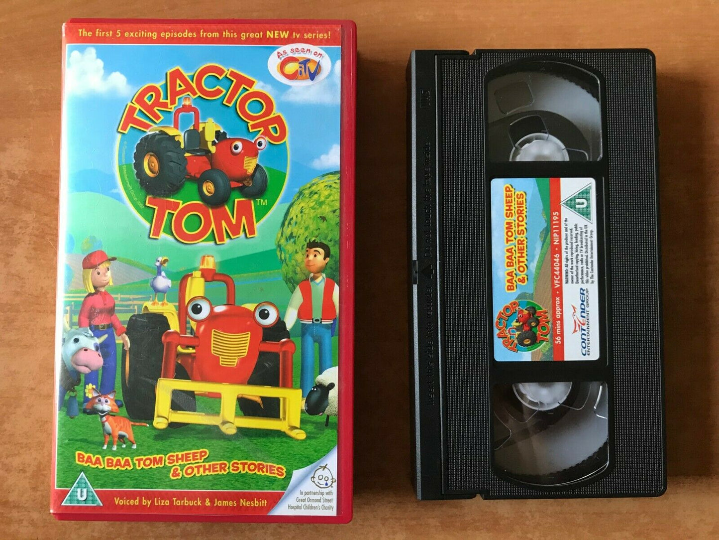 Tractor Tom: Baa Baa Tom Sheep; [Liza Tarbuck / James Nesbit] Children's - VHS-