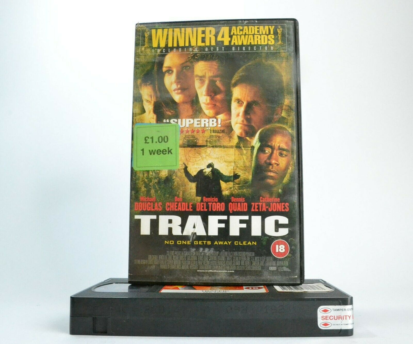 Traffic: Steven Soderbergh - Crime Drama - Large Box - Michael Douglas - Pal VHS-