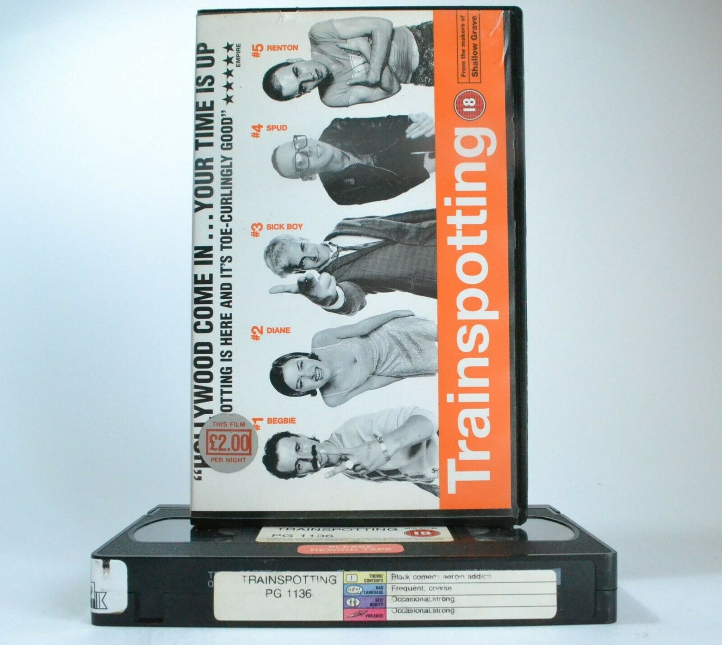 Trainspotting (1996): Film By Danny Boyle - Black Comedy - Ewan McGregor - VHS-