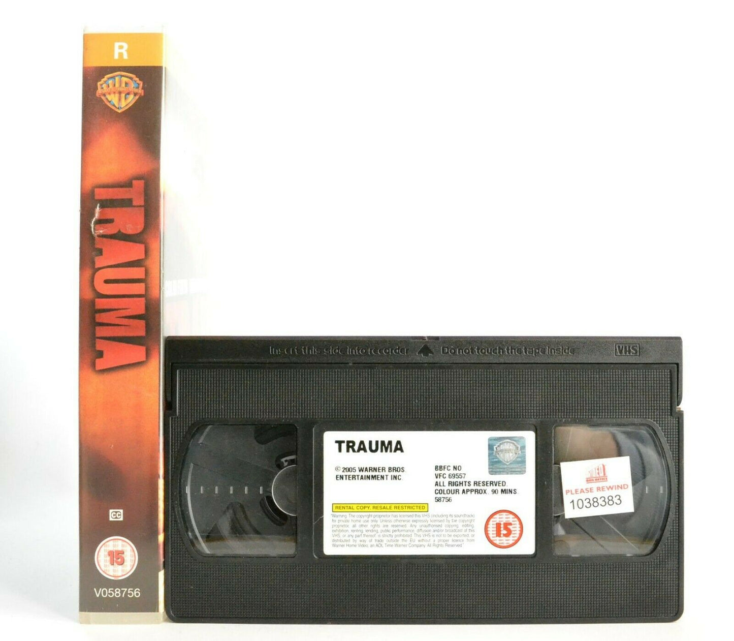 Trauma: Gripping Thriller - Large Box - Ex-Rental - C.Firth/M.Suvari - Pal VHS-