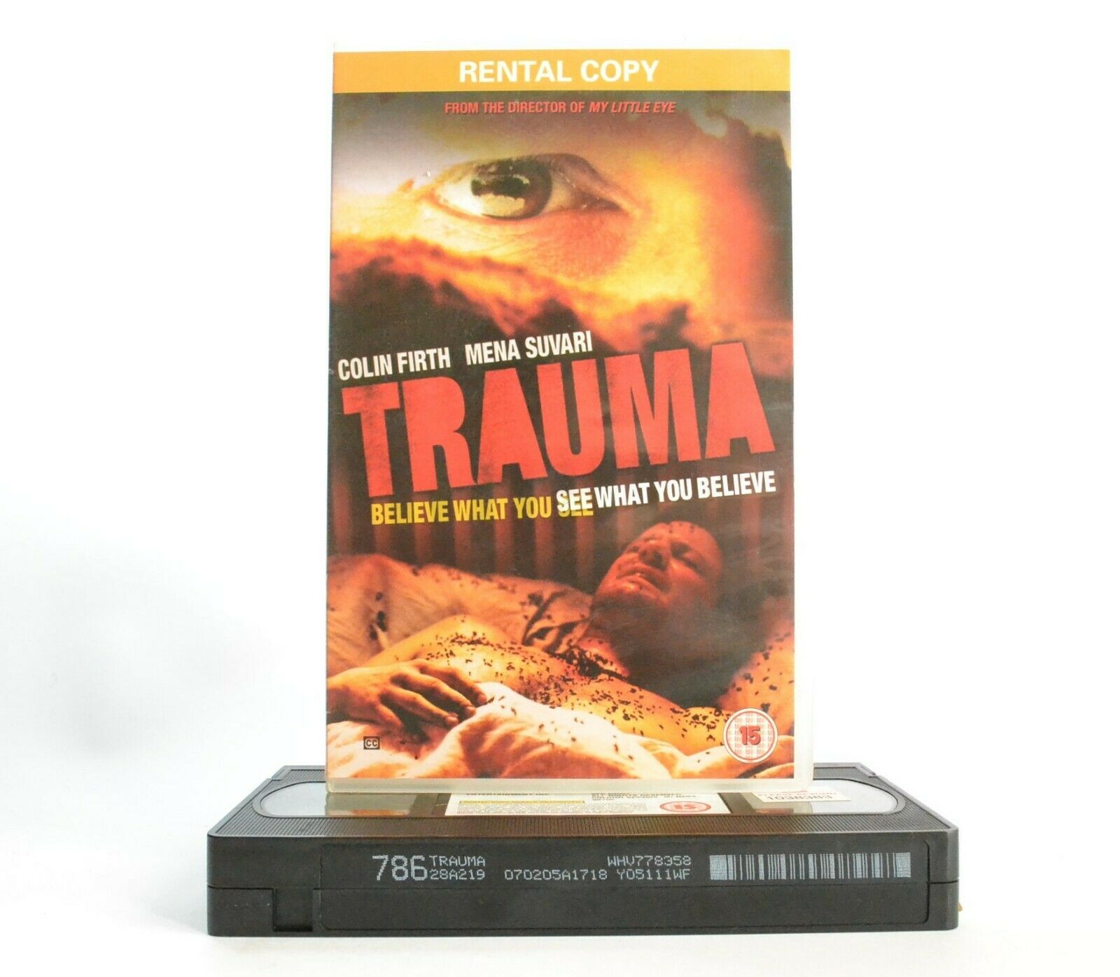 Trauma: Gripping Thriller - Large Box - Ex-Rental - C.Firth/M.Suvari - Pal VHS-