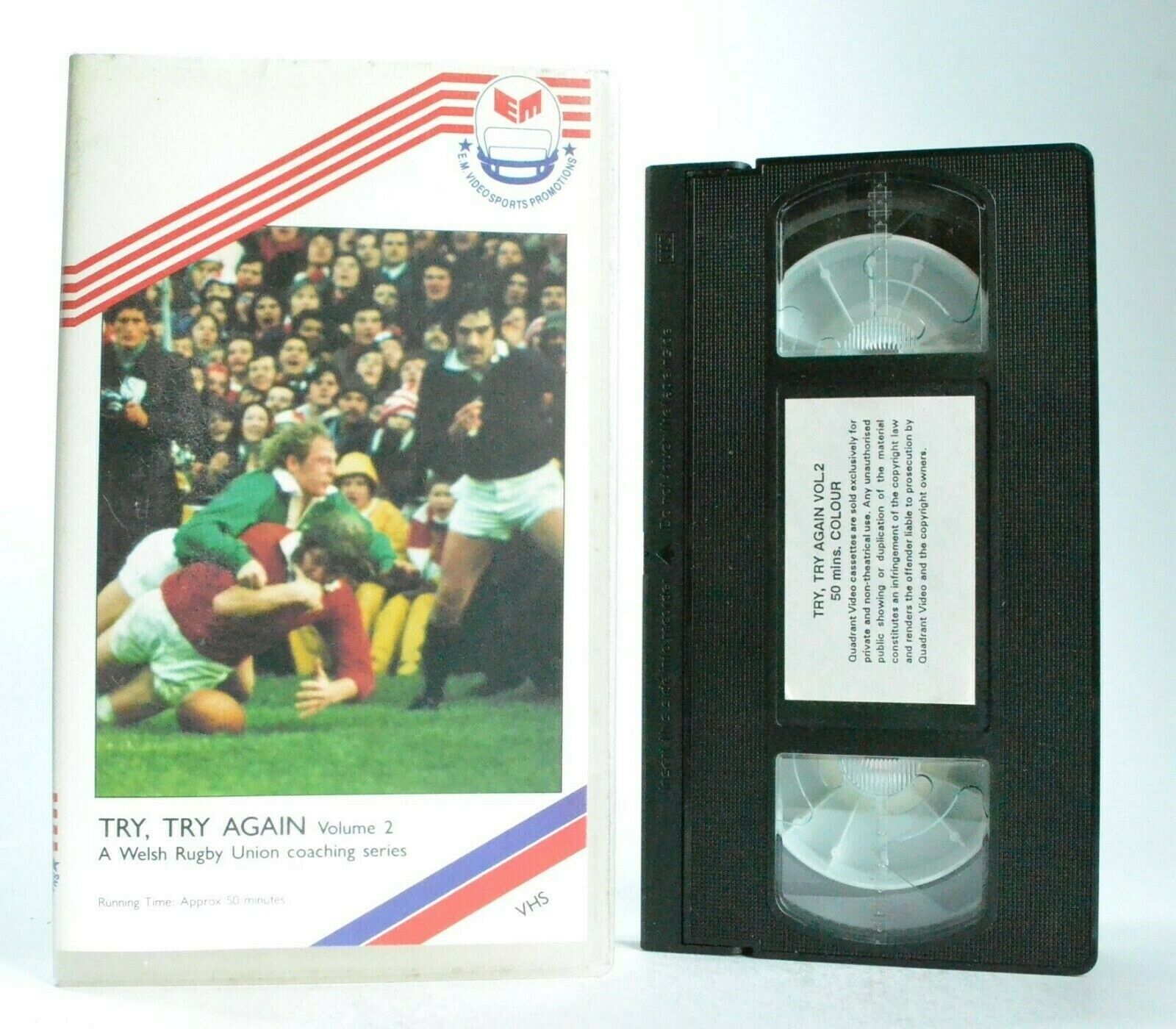 Try, Try Again Volume 2: By John Taylor - Rugby Union - Coaching Series - VHS-