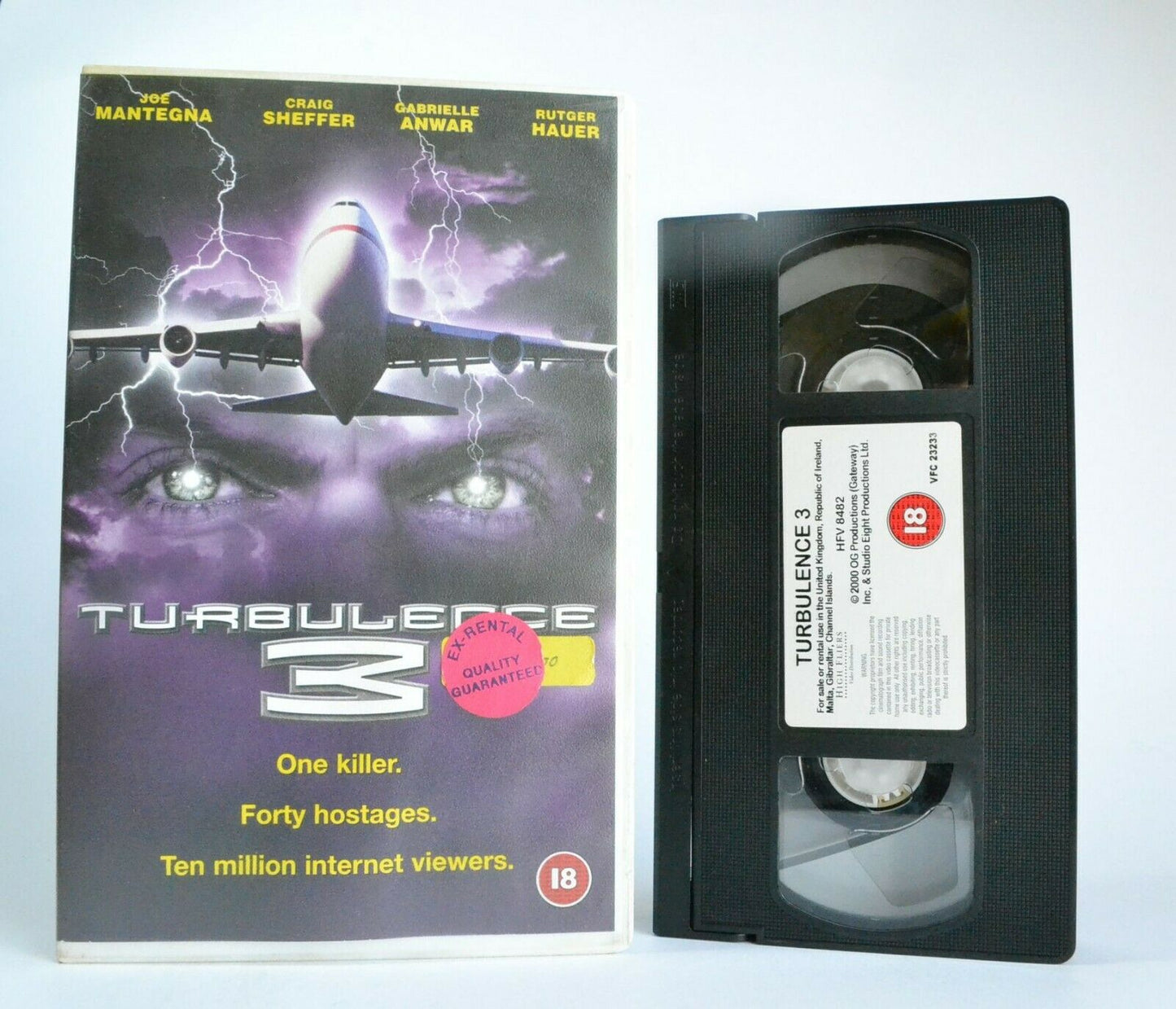 Turbulence 3: Heavy Metal - Disaster Crime Thriller - Joe Mantegna - Pal VHS-