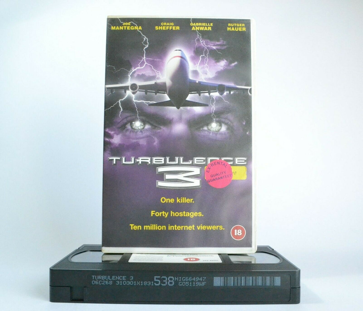 Turbulence 3: Heavy Metal - Disaster Crime Thriller - Joe Mantegna - Pal VHS-