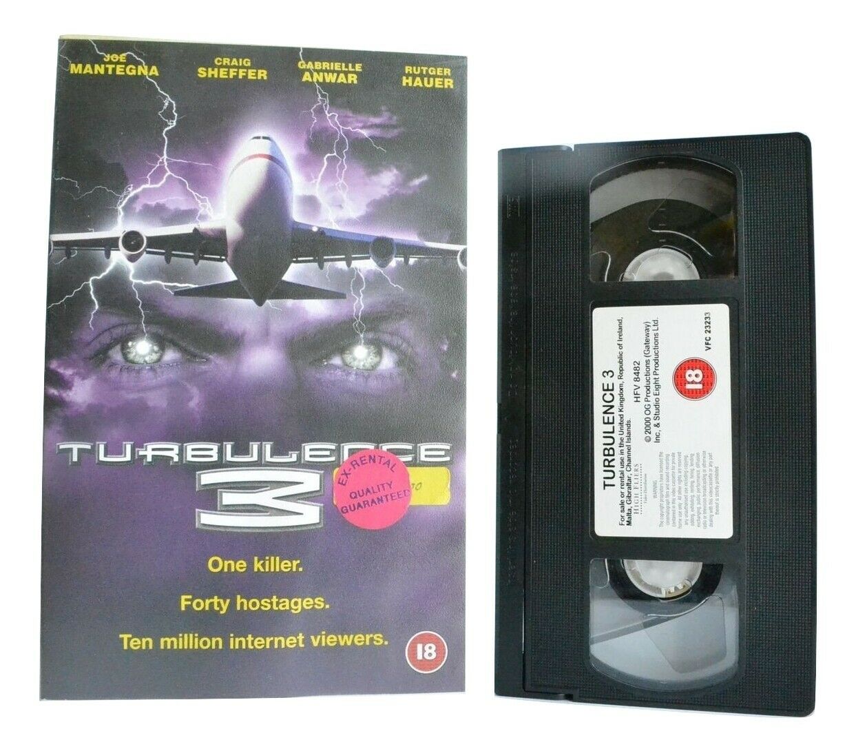 Turbulence 3: Heavy Metal - Disaster Crime Thriller - Joe Mantegna - Pal VHS-