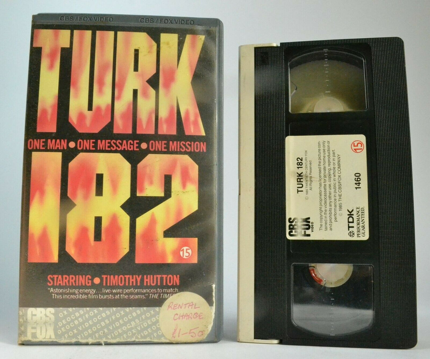 Turk 182 (1985); [Bob Clark] New York Drama - Timothy Hutton/Kim Cattrall - OOP VHS-