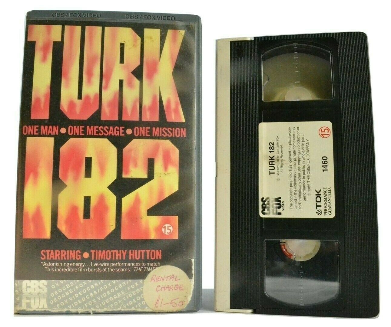 Turk 182 (1985); [Bob Clark] New York Drama - Timothy Hutton/Kim Cattrall - OOP VHS-