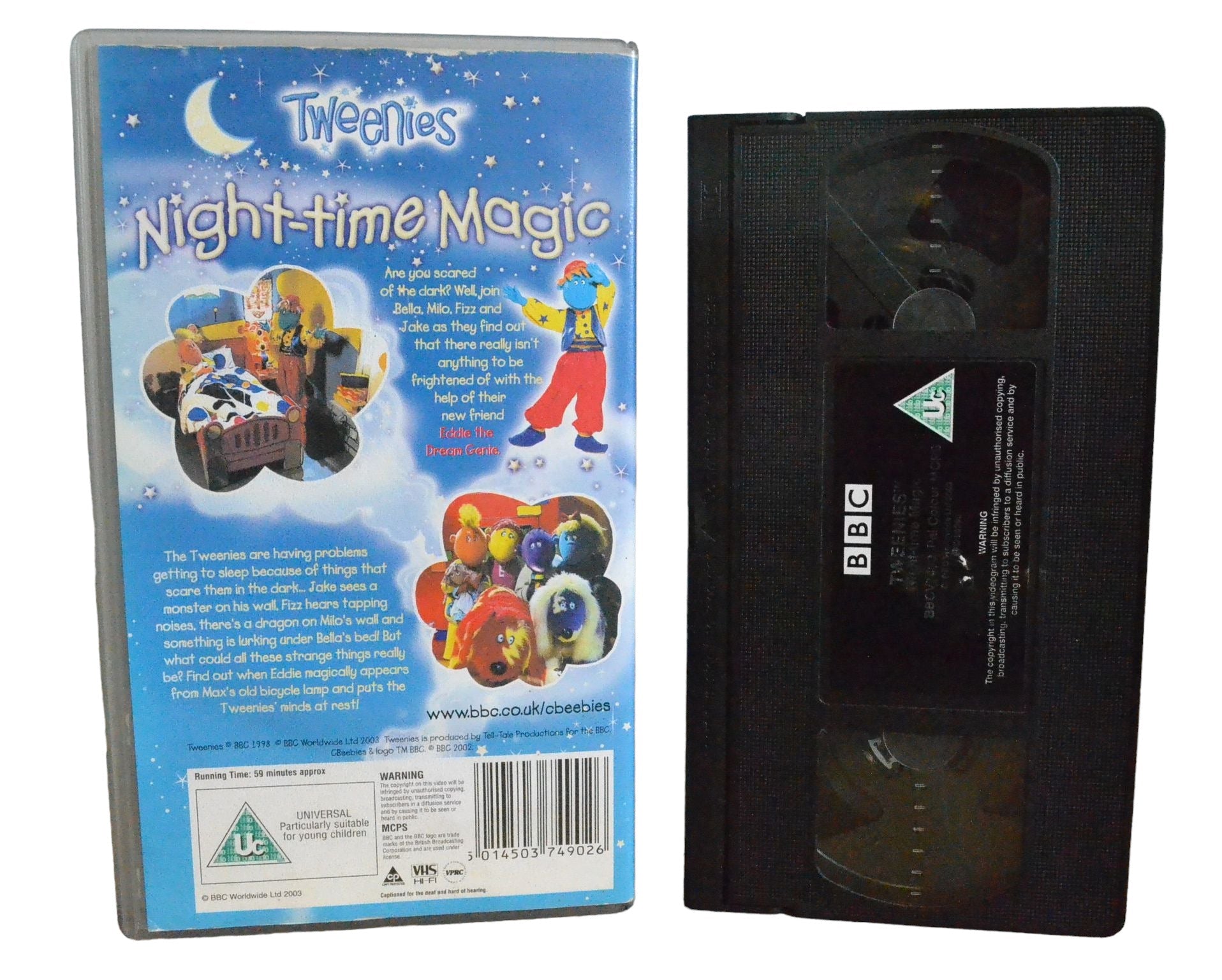 Tweenies : Night Time Magic - BBC Video - BBCV7490 - Children - Pal - VHS-