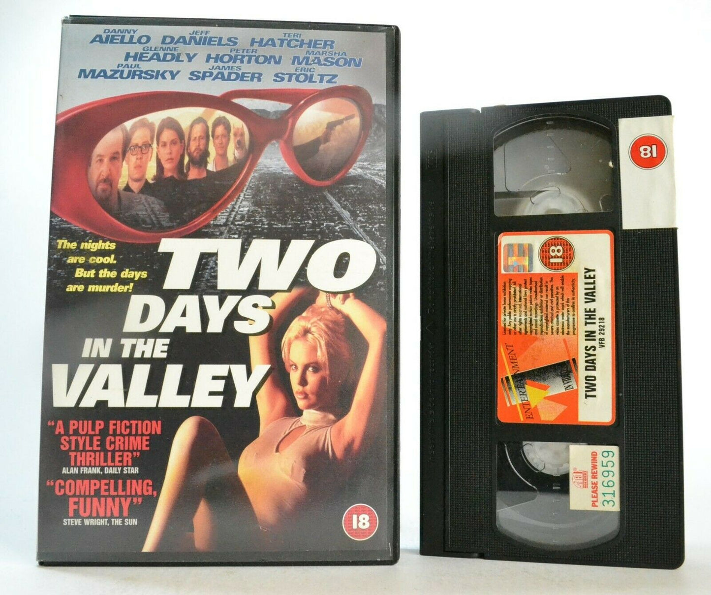 Two Days In The Valley: Tarantino Style Thriller - Large Box - J.Daniels - VHS-