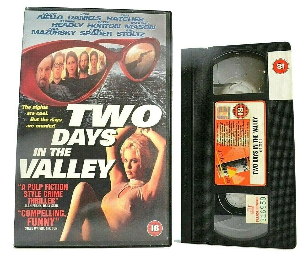 Two Days In The Valley: Tarantino Style Thriller - Large Box - J.Daniels - VHS-