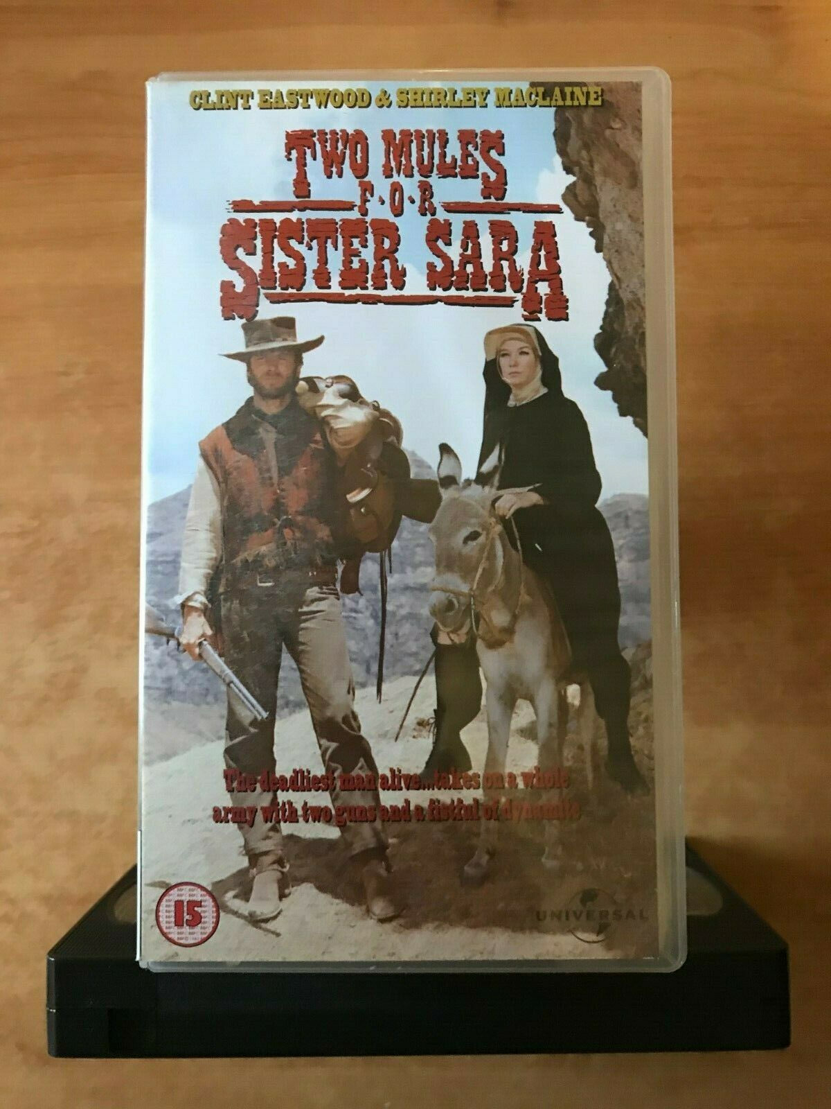 Two Mules For Sister Sara (1970); [Don Siegel] - Western - Clint Eastwood - VHS-