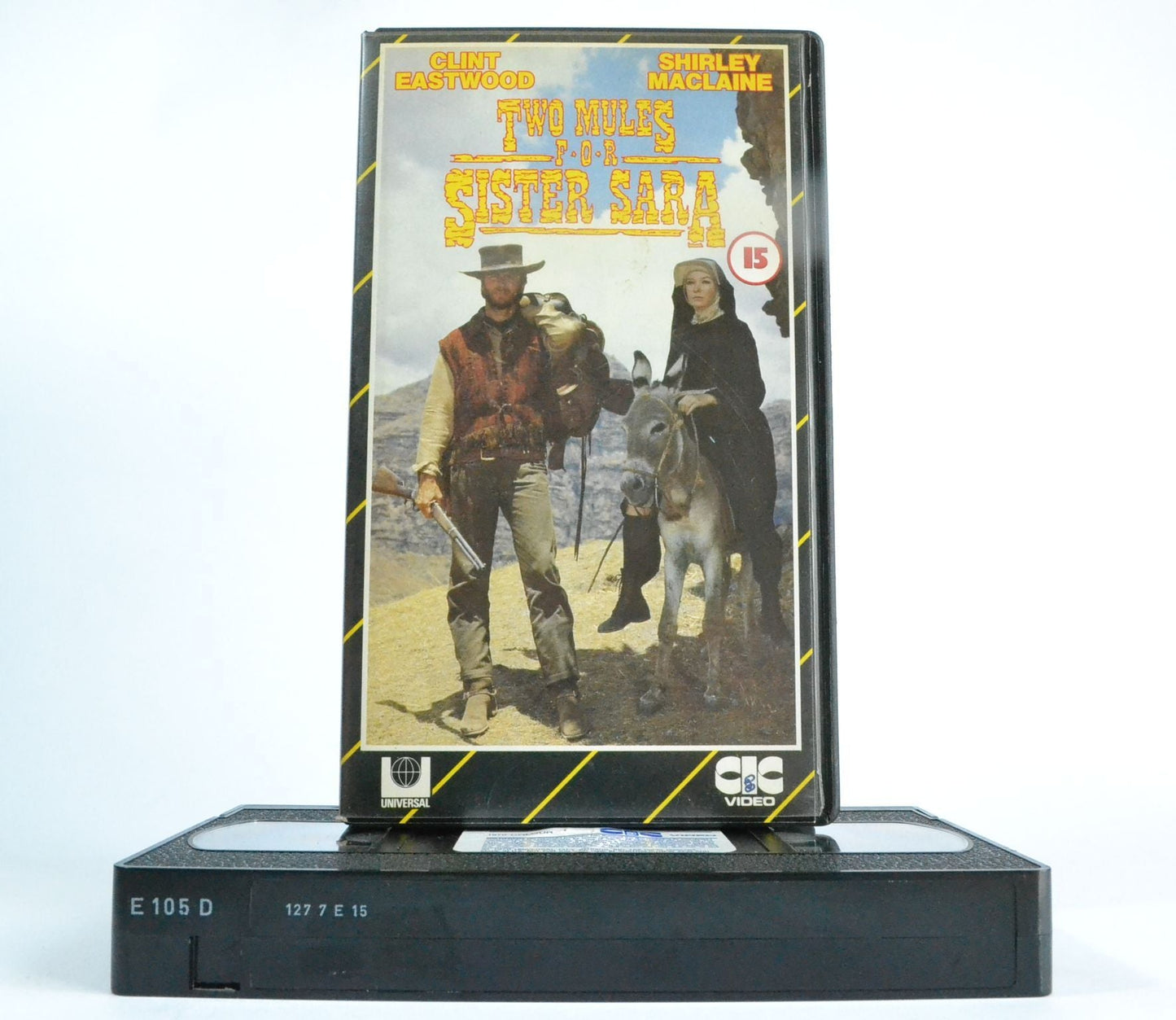 Two Mules For Sister Sara: Clint Eastwood - Shirley MacLaine - Western Comedy - VHS-