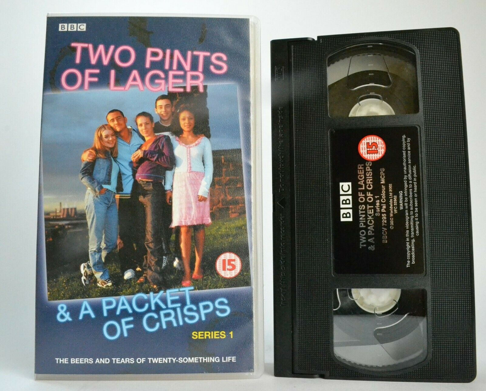 Two Pints Of Lager & A Packet Of Crips (Series 1) BBC Series - Comedy - Pal VHS-