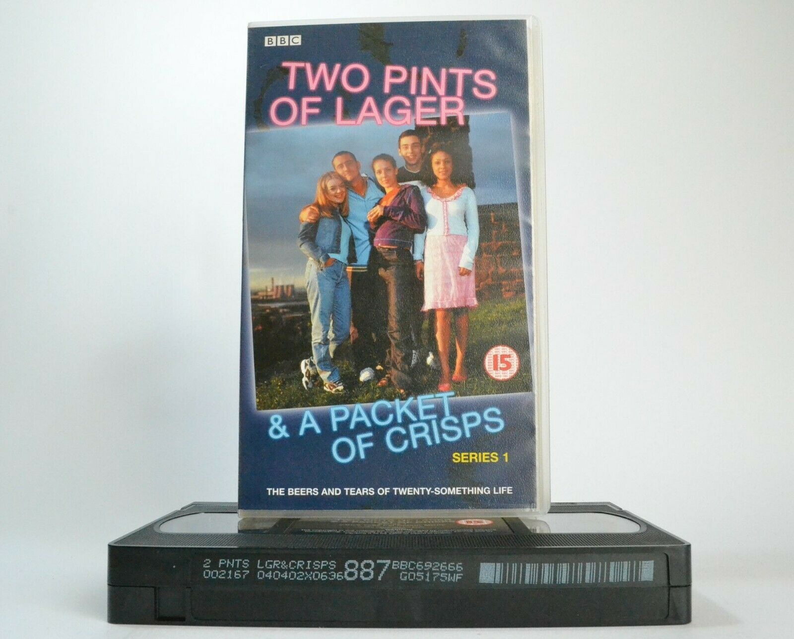 Two Pints Of Lager & A Packet Of Crips (Series 1) BBC Series - Comedy - Pal VHS-