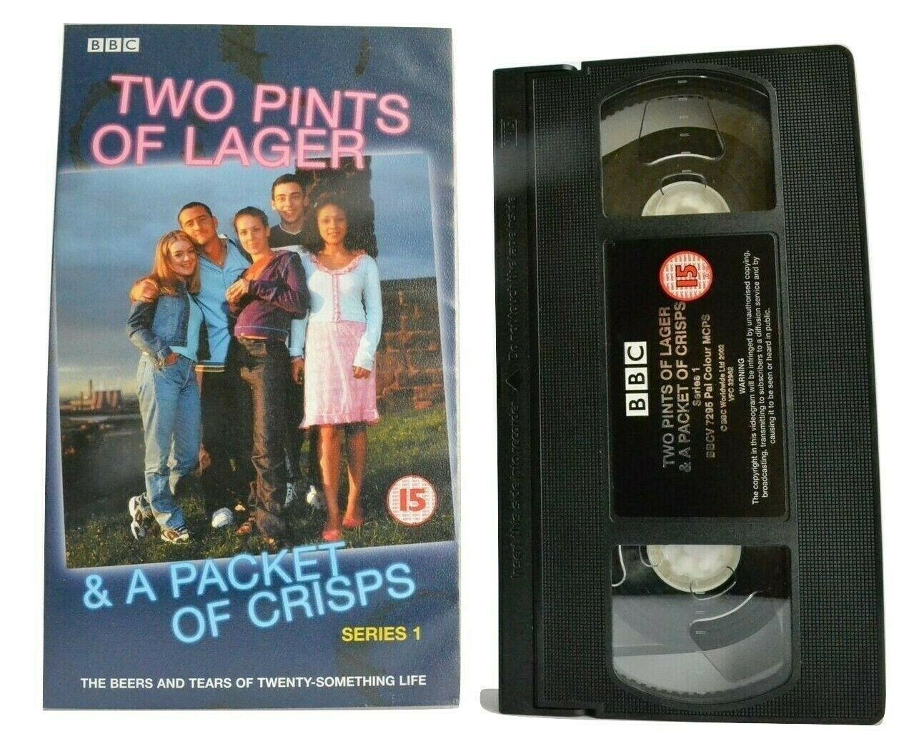 Two Pints Of Lager & A Packet Of Crips (Series 1) BBC Series - Comedy - Pal VHS-