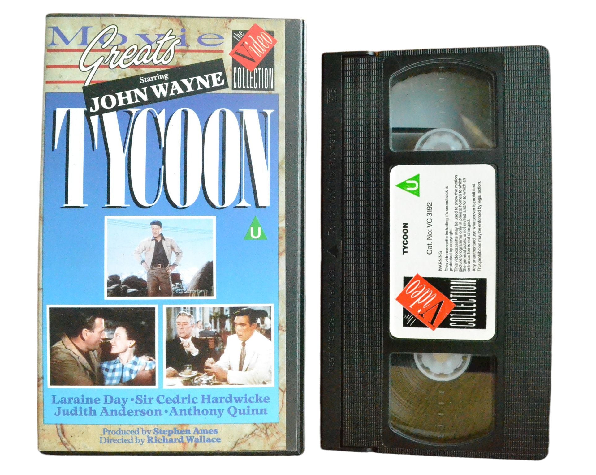 Tycoon - John Wayne - The Video Collection - Vintage - Pal VHS-