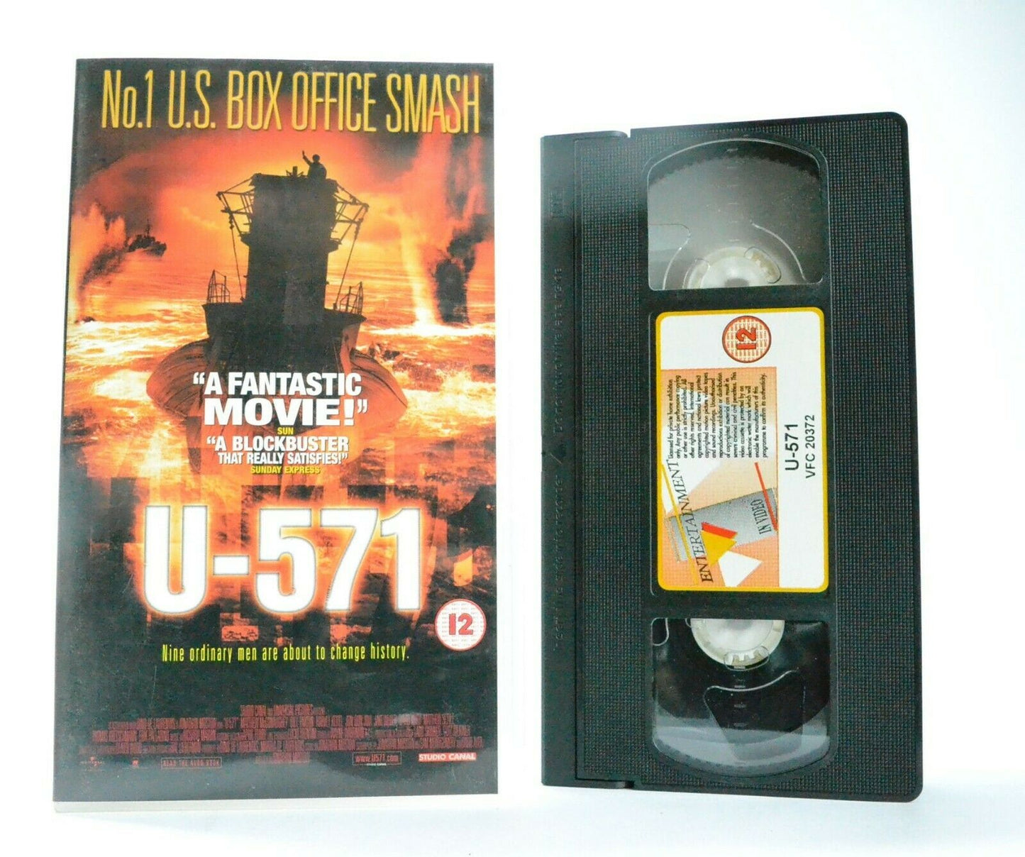 U-571: M.McConaughey/H.Keitel - War Action (2000) - Enigma Cipher Machine - VHS-