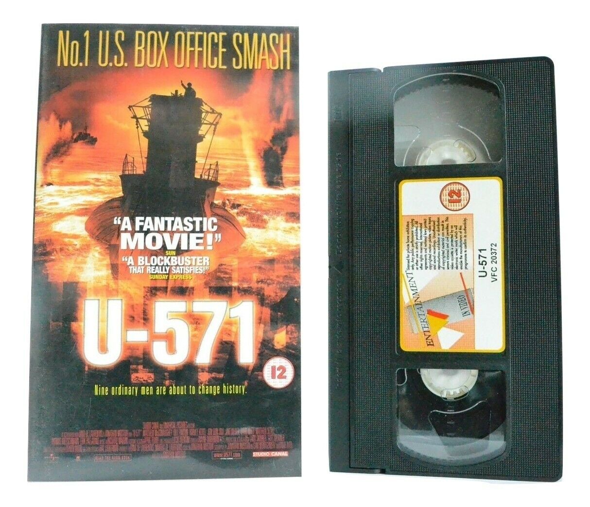 U-571: M.McConaughey/H.Keitel - War Action (2000) - Enigma Cipher Machine - VHS-