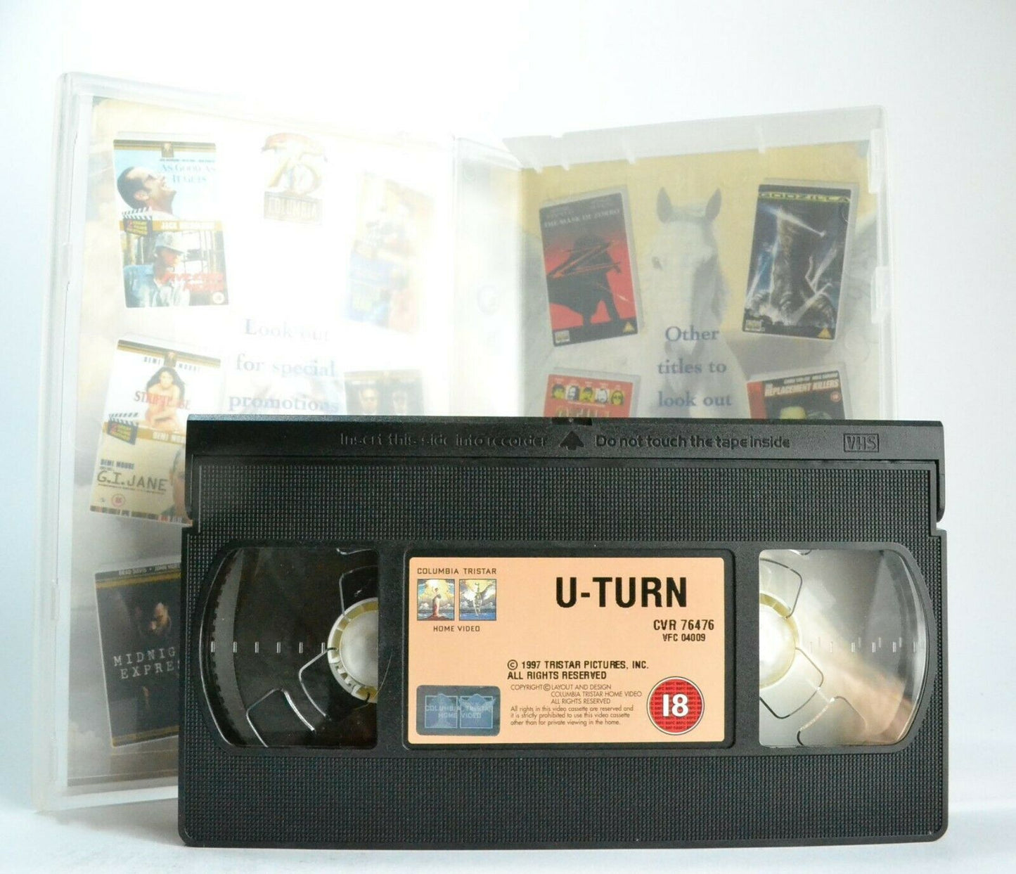 U Turn: A Oliver Stone Film (1997) - Crime Thriller - S.Penn/J.Lopez - Pal VHS-